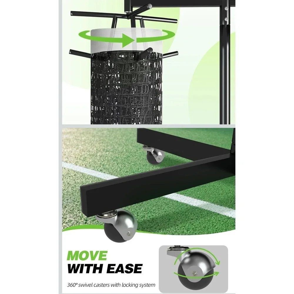 MR‎ Movable Professional Volleyball Net Storage Rack with Lockable Wheels